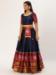 Picture of Fascinating Silk Navy Blue Lehenga Choli