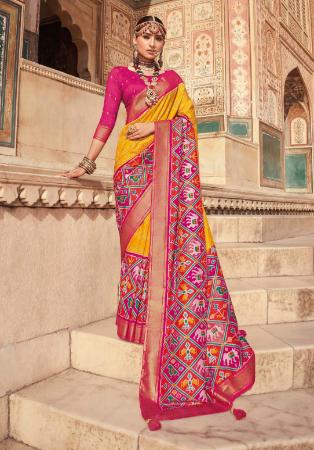 Picture of Pleasing Silk Light Coral Saree