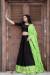 Picture of Pretty Rayon Black Readymade Lehenga Choli