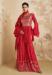 Picture of Grand Chiffon Crimson Straight Cut Salwar Kameez