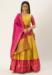 Picture of Lovely Silk Golden Rod Lehenga Choli