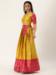 Picture of Lovely Silk Golden Rod Lehenga Choli