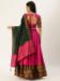 Picture of Classy Silk Medium Violet Red Lehenga Choli