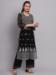 Picture of Sightly Georgette Black Readymade Salwar Kameez