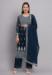 Picture of Georgette Dark Slate Grey Readymade Salwar Kameez