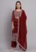 Picture of Pretty Georgette Maroon Readymade Salwar Kameez