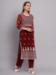 Picture of Pretty Georgette Maroon Readymade Salwar Kameez