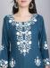 Picture of Delightful Rayon Midnight Blue Kurtis & Tunic