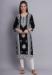 Picture of Superb Rayon Black Kurtis & Tunic