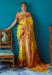 Picture of Magnificent Silk Dark Golden Rod Saree