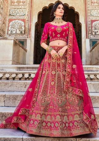 Picture of Sightly Chiffon Pale Violet Red Lehenga Choli