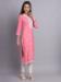 Picture of Delightful Rayon Light Pink Kurtis & Tunic