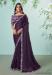 Picture of Fine Crepe & Silk Purple Saree