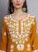 Picture of Ideal Rayon Dark Golden Rod Kurtis & Tunic