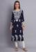 Picture of Enticing Rayon Indigo Kurtis & Tunic