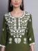 Picture of Resplendent Rayon Dark Olive Green Kurtis & Tunic