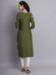 Picture of Resplendent Rayon Dark Olive Green Kurtis & Tunic