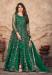 Picture of Gorgeous Net Forest Green Anarkali Salwar Kameez