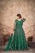 Picture of Gorgeous Net Forest Green Anarkali Salwar Kameez