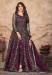 Picture of Sublime Net Dark Olive Green Anarkali Salwar Kameez