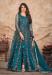 Picture of Lovely Net Midnight Blue Anarkali Salwar Kameez