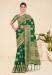 Picture of Lovely Chiffon Forest Green Saree