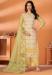 Picture of Silk Lemon Chiffon Straight Cut Salwar Kameez