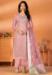 Picture of Well Formed Silk Rosy Brown Straight Cut Salwar Kameez