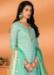 Picture of Medium Aqua Marine Straight Cut Salwar Kameez