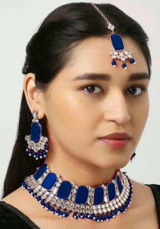 Picture of Taking Navy Blue Necklace Set