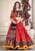 Picture of Bewitching Georgette & Silk Fire Brick Lehenga Choli