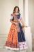 Picture of Georgette & Silk Midnight Blue Lehenga Choli