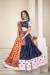 Picture of Georgette & Silk Midnight Blue Lehenga Choli