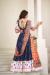 Picture of Georgette & Silk Midnight Blue Lehenga Choli