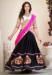 Picture of Georgette & Silk Dark Slate Grey Lehenga Choli