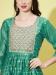 Picture of Beauteous Chiffon Dark Cyan Readymade Salwar Kameez