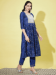 Picture of Chiffon Midnight Blue Readymade Salwar Kameez