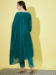 Picture of Charming Chiffon Teal Readymade Salwar Kameez