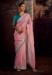 Picture of Lovely Silk Rosy Brown Saree