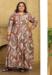 Picture of Lovely Rayon Tan Readymade Gown