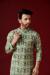 Picture of Nice Cotton Dark Khaki Kurtas