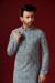 Picture of Ideal Cotton Light Slate Grey Kurtas