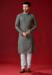 Picture of Delightful Cotton Slate Grey Kurtas