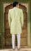 Picture of Excellent Silk Navajo White Sherwani