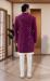 Picture of Amazing Silk Purple Sherwani