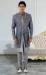 Picture of Bewitching Silk Dark Slate Grey Sherwani