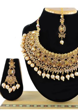 Picture of Marvelous Tan Necklace Set