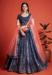 Picture of Exquisite Georgette Dark Slate Blue Lehenga Choli