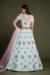 Picture of Excellent Georgette Light Steel Blue Lehenga Choli