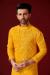 Picture of Elegant Cotton Yellow Kurtas